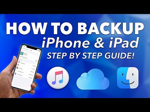 How to BACKUP your iPHONE or iPAD using iTunes, Finder and iCloud! - STEP BY STEP GUIDE