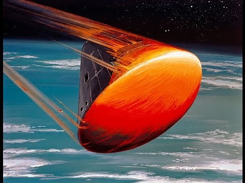 Nasa Apollo Command Module Re-Entry and parachutes explained.