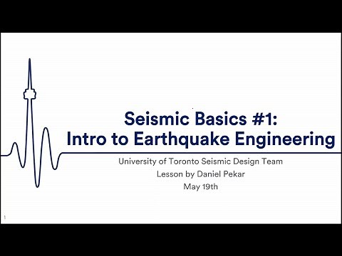 Seismic Academy #1 - Seismic Engineering Basics 1