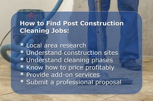 How to Get Post Construction Cleaning Jobs