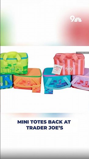 Insulated mini totes back at Trader Joe’s
