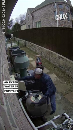CCTV Footage Shows Swimming Pool Pump Explosion In Texas