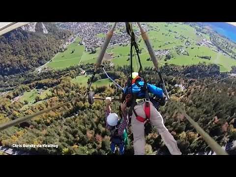 Man Hangs on for Life in Terrifying Hang Gliding Mishap | NBC 6