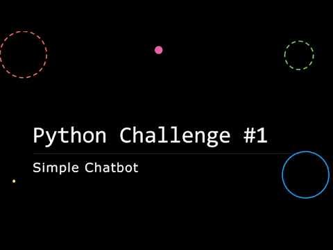 GCSE Python Challenge #1: Simple Chatbot