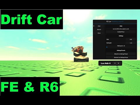 Roblox R6 FE Drift Car Script [LuaXe]