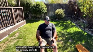 Folding Portable Moon Chair, Oversized Honey Ginger Saucer Lounge Mushroom Camping Bedroom Chairs with Padded Seats for Camping, Fishing, Beach, Picnics, Comfy Party (Honey Ginger)