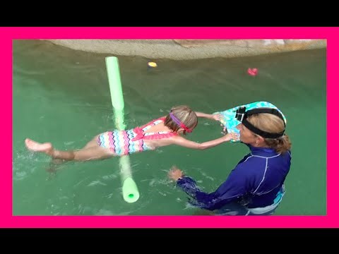 Learn to swim with preschoolers, Lesson 1 - Straight Leg Kick and correct positioning in water