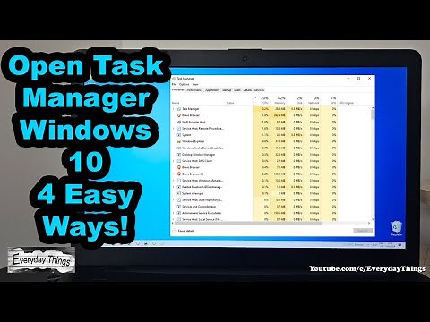 4 Easy Ways to Open Task Manager on Windows 10