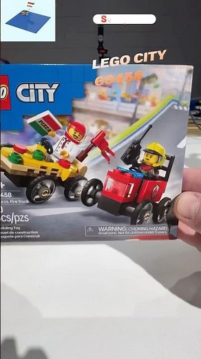Speed Building the LEGO City Fire 60458 Truck #legoshorts #lego
