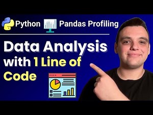 1 Line of Python Code to Generate a Full Data Analysis Report! (Pandas Profiling)