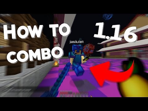 How to combo in minecraft 1.16!