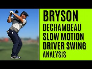 GOLF: Bryson DeChambeau - Slow Motion Driver Swing Analysis