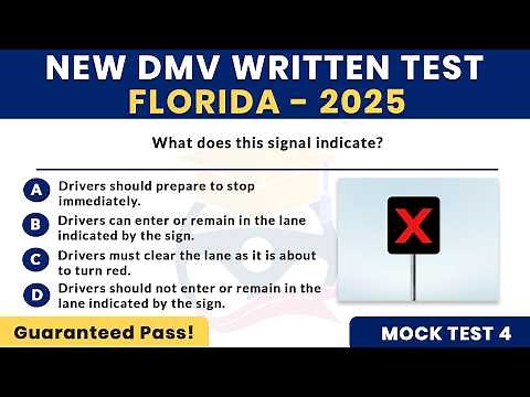 2026 FLORIDA DMV WRITTEN TEST | FL PERMIT EXAM PRACTICE | DMV HANDBOOK 2026