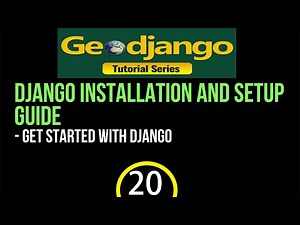 GeoDjango installation in window.