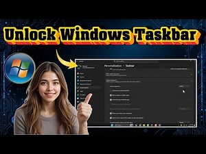 How To Unlock Taskbar In Windows 11 | Customize & Move It (2025)