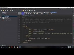 How to Create HTML CSS and JS in Netbeans