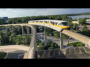 [4K] Monorail Railfanning at Walt Disney World Orlando