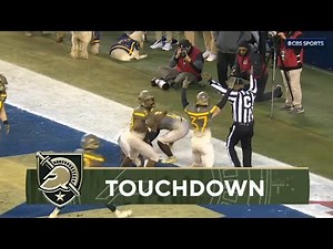 Army blocks Navy punt to score first (and likely only) TD of the game