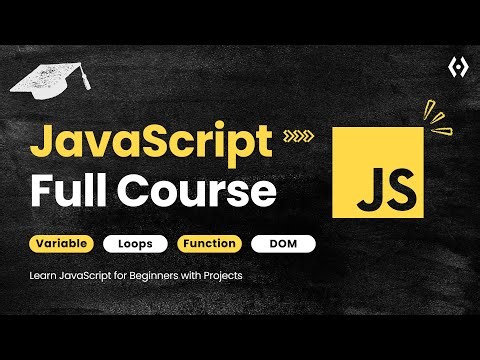 JavaScript Full Course for Beginners 2025 | Learn JavaScript in One Video (Basics to Advanced )