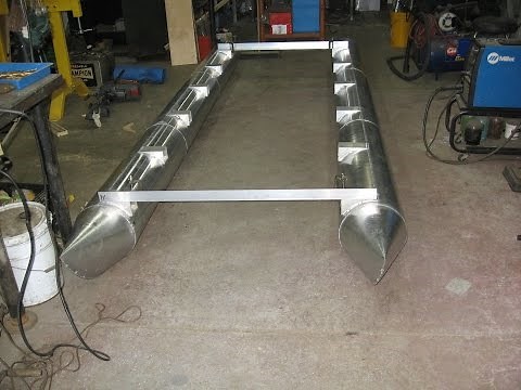 Homemade mini pontoon