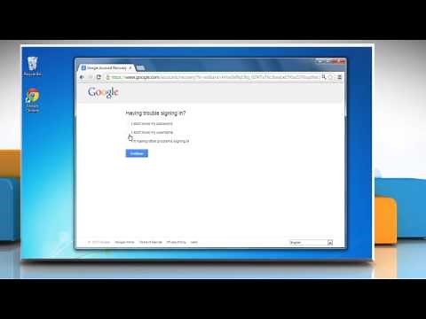 How to recover a Google/Gmail username