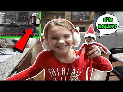 Elf On The Shelf Came Back! Elf Caught Moving On Camera! How To Get Your Elf To Come Early!