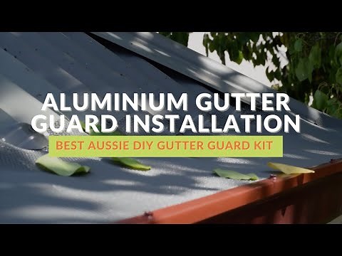 Aluminium Gutter Guards DIYers Installation Guide | Best Aluminium Gutter Protection for Home
