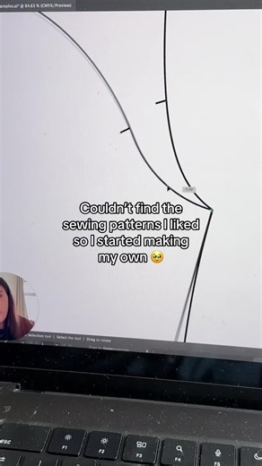 Pattern making isn’t as scary as you think!! I have a whole fashion course for you linked in my bio 🫶🏼 This skill has honestly changed my life… #sewing #patternmaking #fashiondesign #sewingtiktok #fashiondesigner #learntosew #fashionschool #sewingtutorial