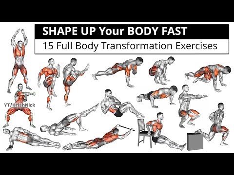 SHAPE UP Your BODY FAST | 15 Full Body Transformation Exercises 💪🏼