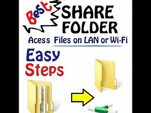 Share Folder in Windows 11\\10 \\ 8 | Network File Access Sharing in 4 Steps