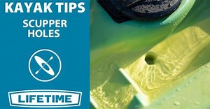 Check out this video to learn the benefits of having scupper holes on your kayak. | Lifetime Products