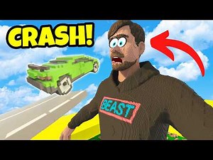 Crashing Cars INTO MRBEAST Destruction! - Teardown Gameplay