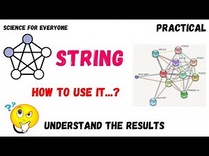STRING Database | How to Use it | Understanding the Results | Urdu | Hindi