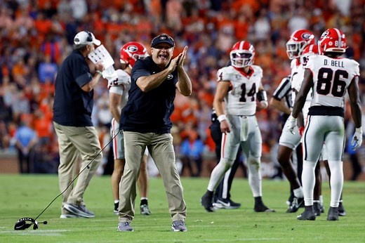 Georgia’s Kirby Smart contends he wasn’t calling timeout amid controversial call vs. Auburn