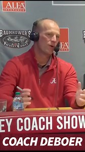 "This is what Alabama does. You go to the SEC Championship, and you play for national championships." 🎙️: Coach Kalen DeBoer discusses Alabama Football making the SEC Championship in his 2nd year #RollTide | Alfa Insurance #AlabamaFootball #collegefootball #football #DeBoer | Crimson Tide Sports Network
