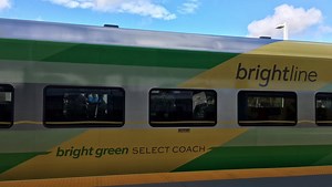 Take a 360-degree look inside All Aboard Florida's Brightline train