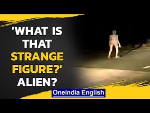 Jharkhand: Strange figure seen walking on the road | Shocking video | Watch | Oneindia News