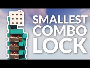 Minecraft Java/Bedrock | Smallest Sequential Vertical Combo Lock Tutorial