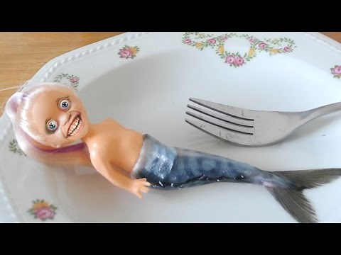 Eating a LIVING MERMAID!! ASMR eating sounds