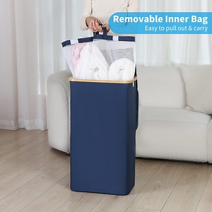 [Hot Item] Canvas Kid Toy Storage Cube Laundry Basket Removing Clothes Laundry Basket From The Washing