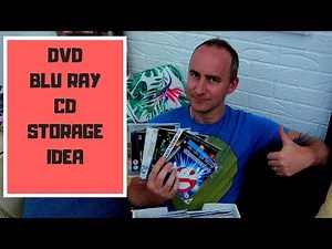 CD DVD AND BLU RAY STORAGE IDEA