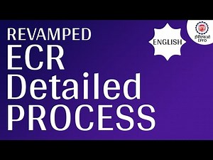 How to file Revamped ECR | Detailed Online Process | EPFO | English