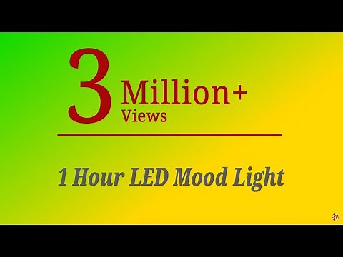 60 minutes of Color changing Mood Lights with gradient Screensaver LED Light (No Mid-roll Ads)