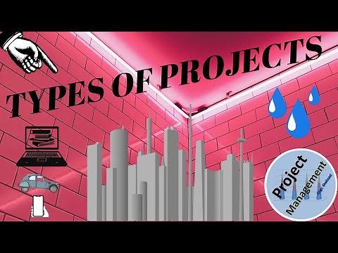 Types of Projects - Project Types - Project Management - Different Types of Projects.