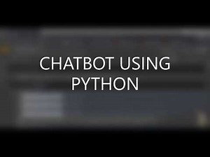 self learning chatbot using python