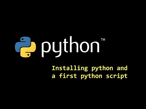 Installing Python and set path environment variables