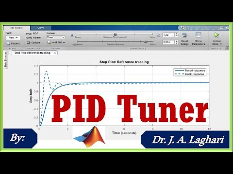 How To Tune PID Controller in MATLAB SIMULINK ? | Dr. J. A. Laghari