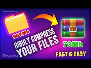 How To Make Rar File Using WinRAR & Highly Compress Files Free
