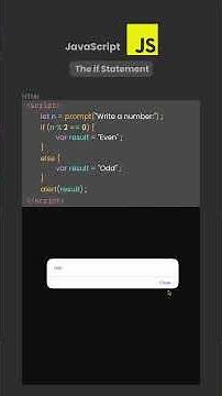 Conditional Statements – The if Statement