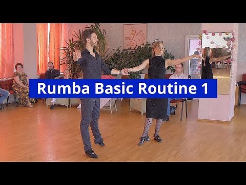 Rumba Basic Choreography 1 | Basic, Hip Twist: Closed, Open, Continuous Circular